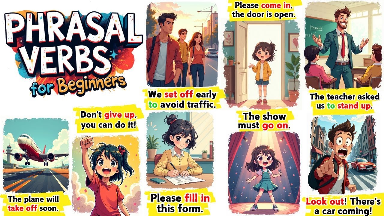 🎯 Unlock English Fluency! Master 120 Phrasal Verbs for Everyday Use!