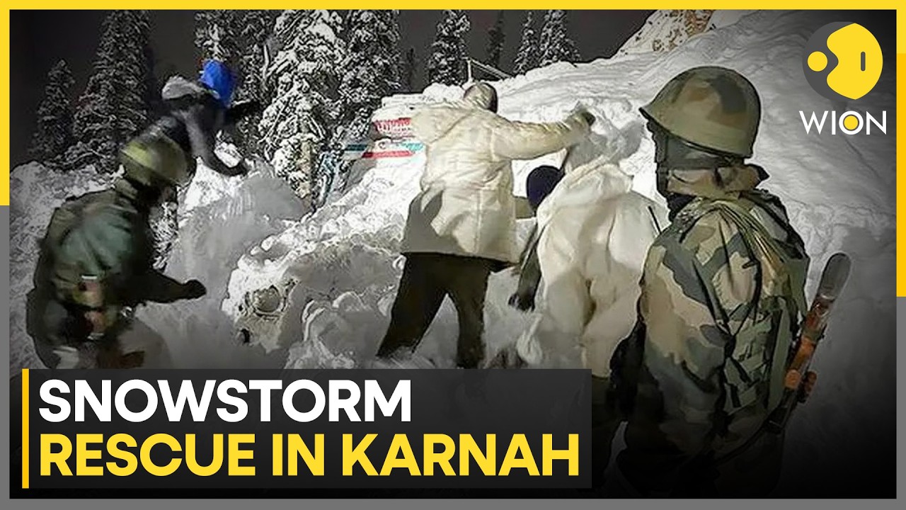 J&K Rescue: Patient Evacuated as Ambulance Stranded in J&K Snowfall | WION