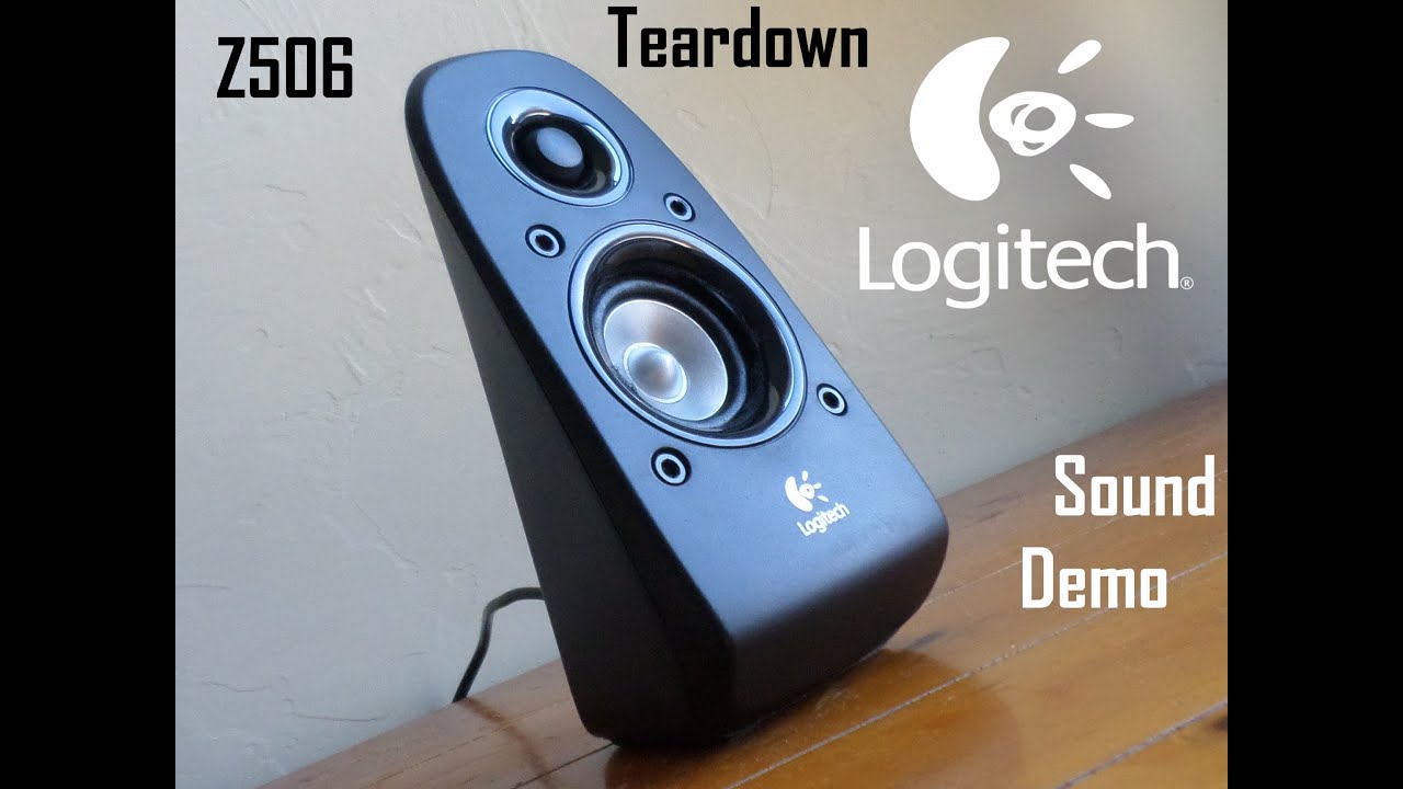 Logitech Z506 Satellite speaker | Disassembly + Sound test