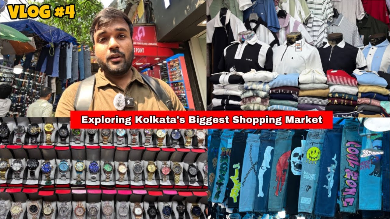 Exploring Kolkata’s Biggest Shopping Market | Esplanade Market Summer Collection | Shirts ₹200/- 😱