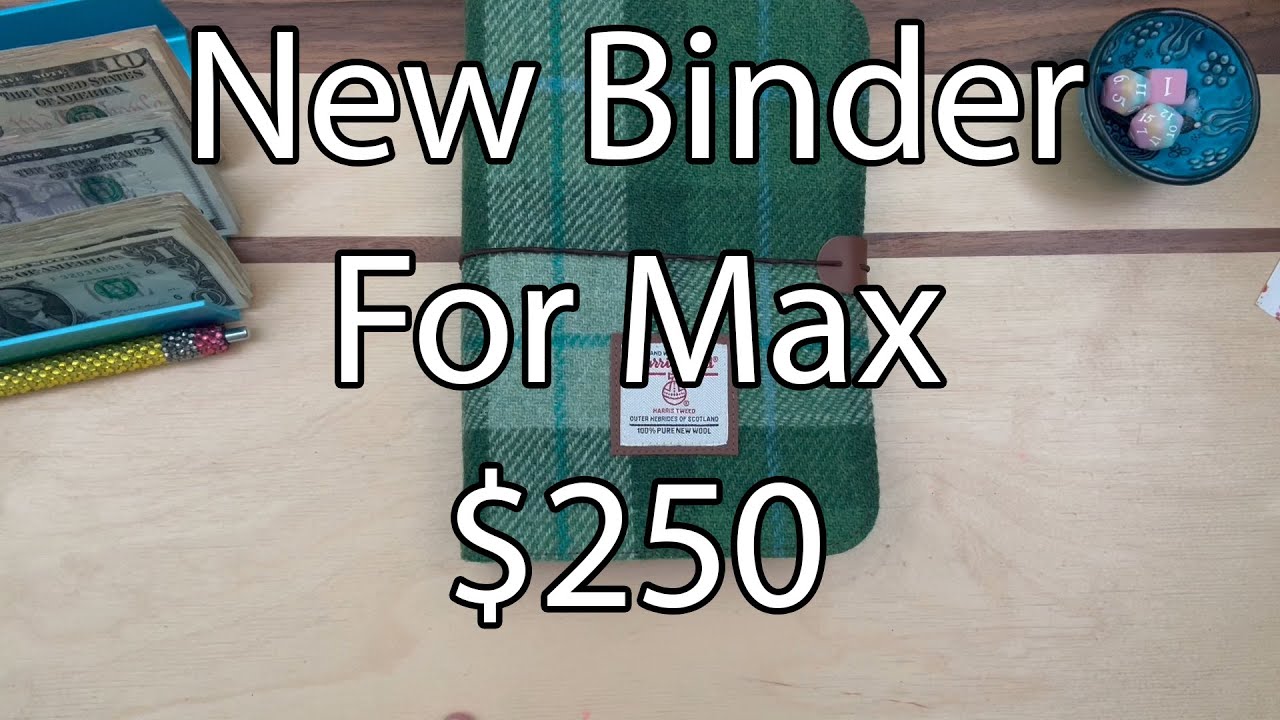 **NEW** Binder For Max! | Cash Stuffing | Savings Challenges | $250 | College Graduation Gift