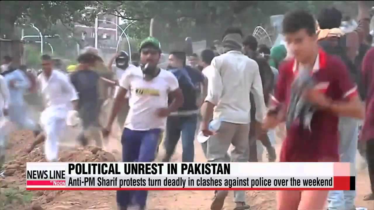 Pakistan protests against PM Sharif turn deadly   파키스탄 총리 퇴진 시위 