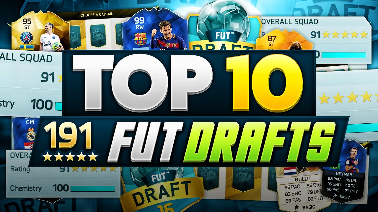 TOP 10 191 FUT DRAFTS!