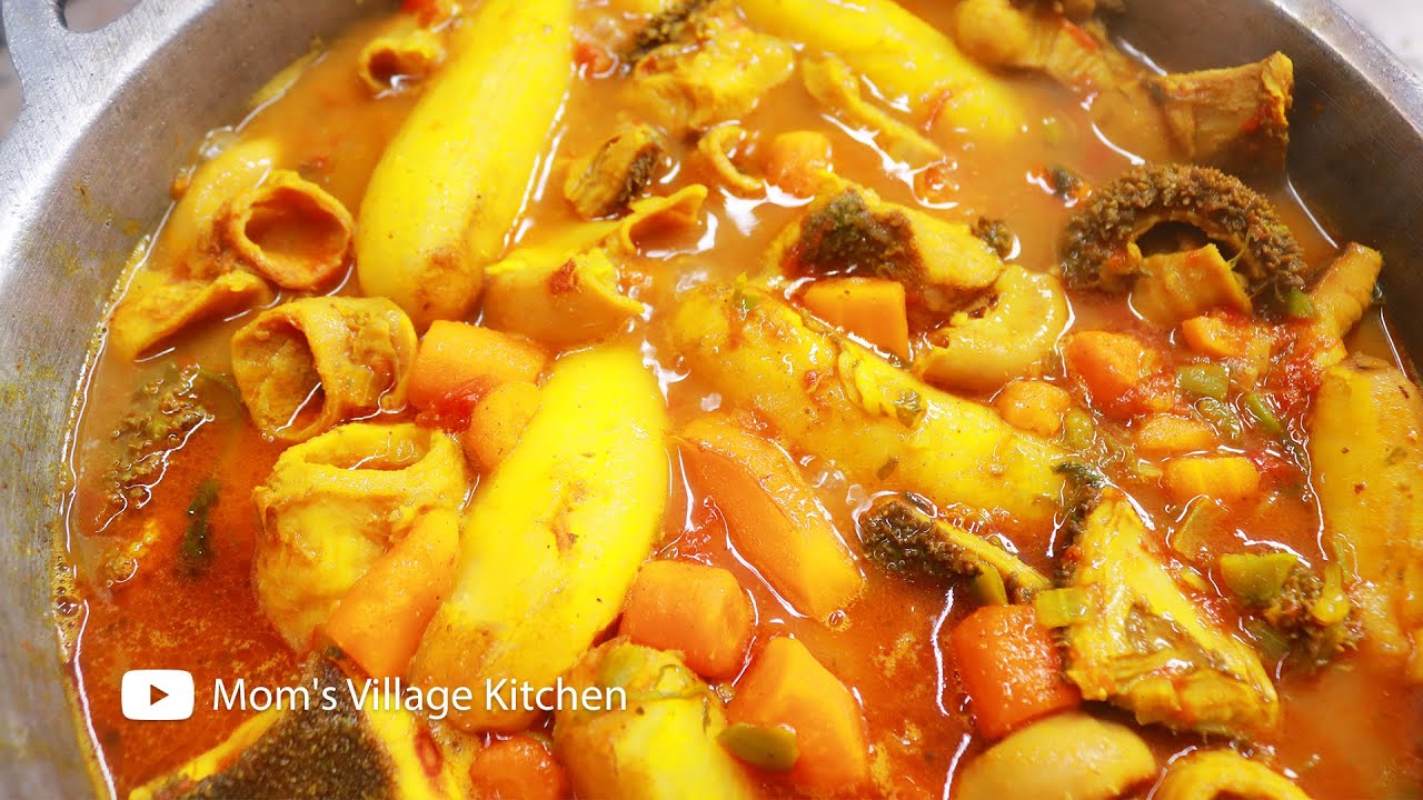 How To Cook Katogo Matooke & Offals (Matooke Ne Byenda)  – Ugandan African  - Mom's Village Kitchen