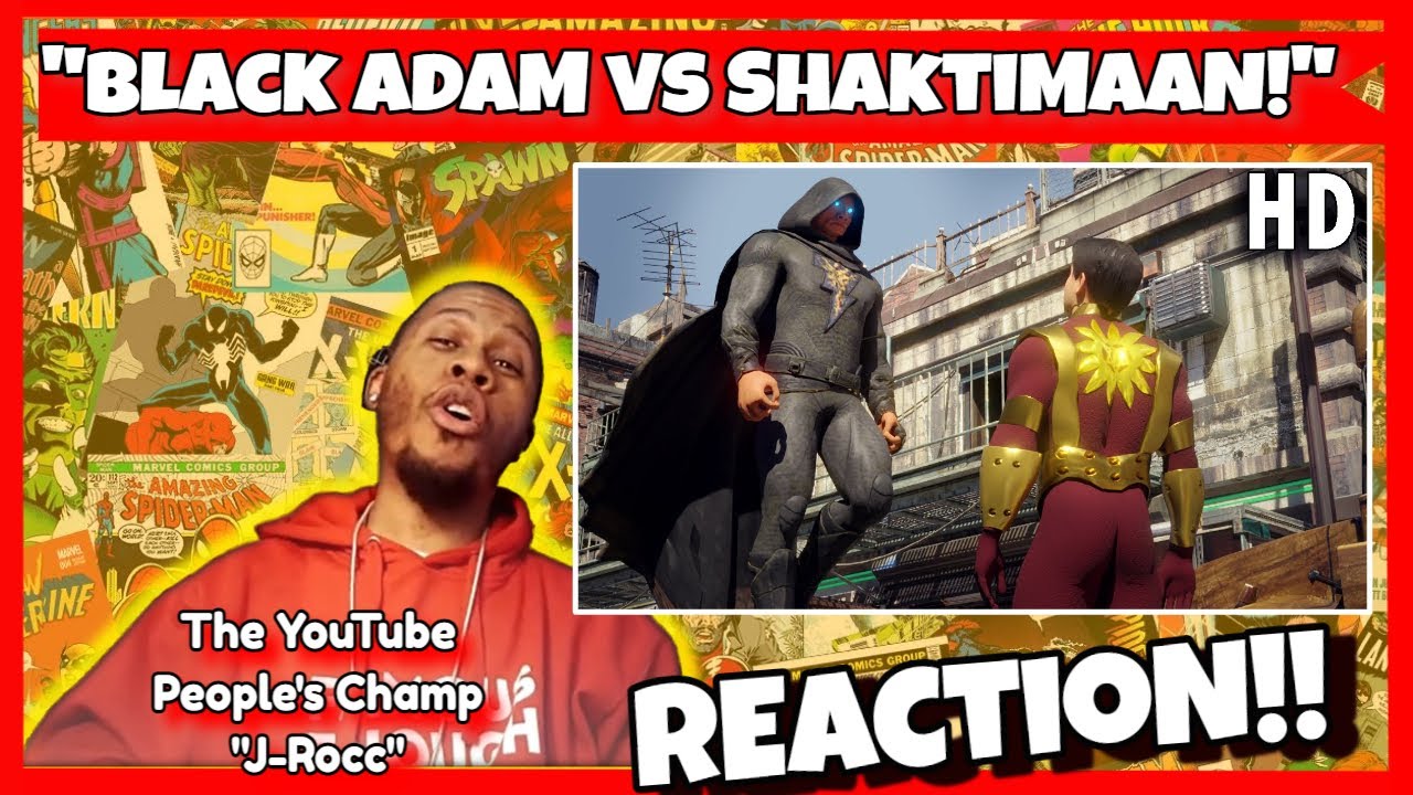 REACTION to Shaktiman vs. Black Adam - Fanmade Animation
