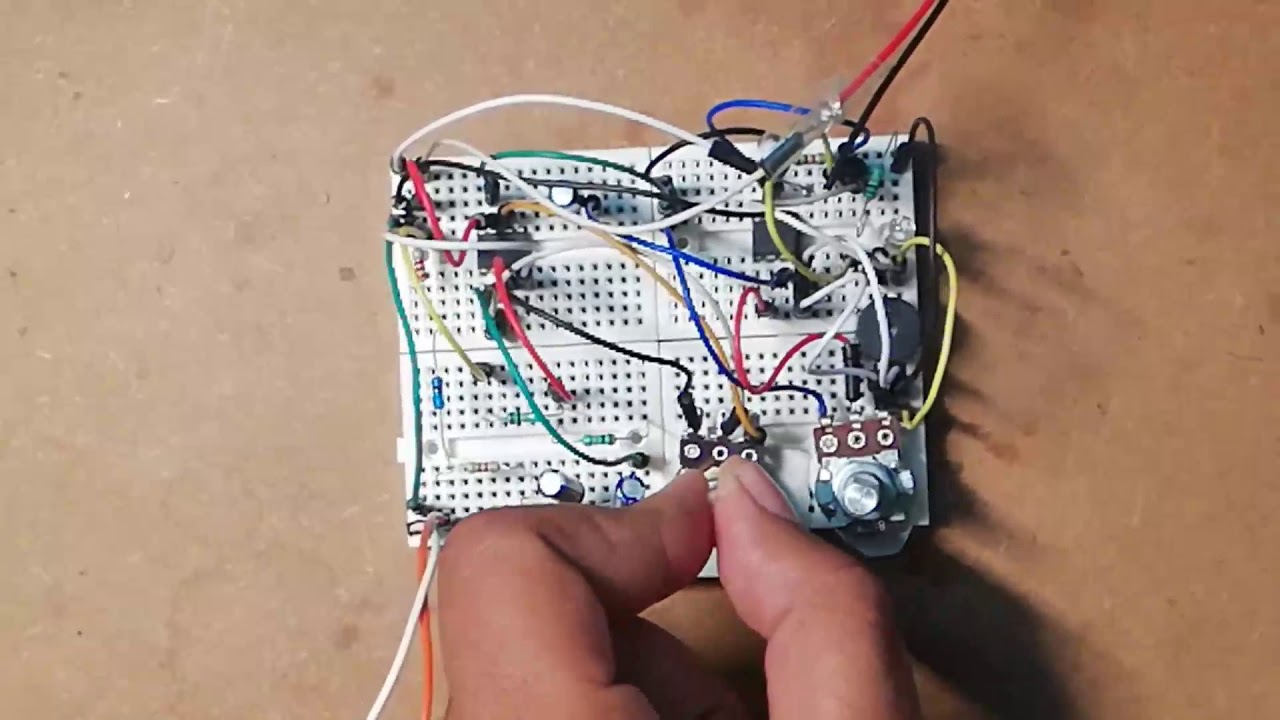 sound detector circuit using op amp 741