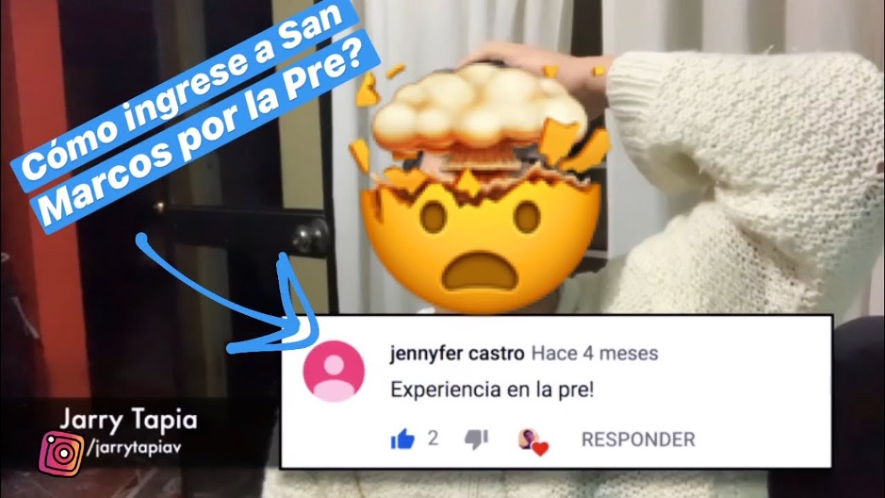 Mi Experiencia en la Pre San Marcos - ¿Como ingrese?