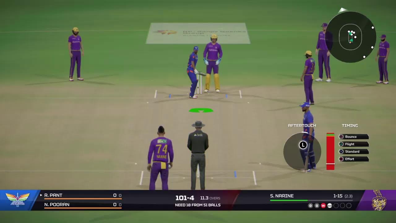 IPL 2026 LSG VS KKR 2nd  innings #cricket26 Hardest Mode Match-5