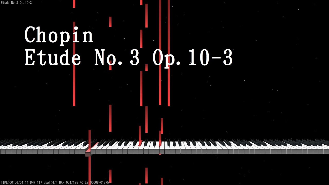 [ Bloody Piano ] Chopin - Etude No.3 Op.10-3 | MIDITrail