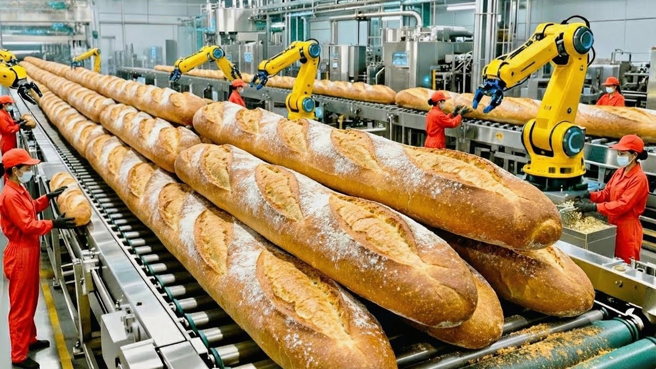 Bread Production Line | Automated Industrial Bakery Process | Full Factory Demo