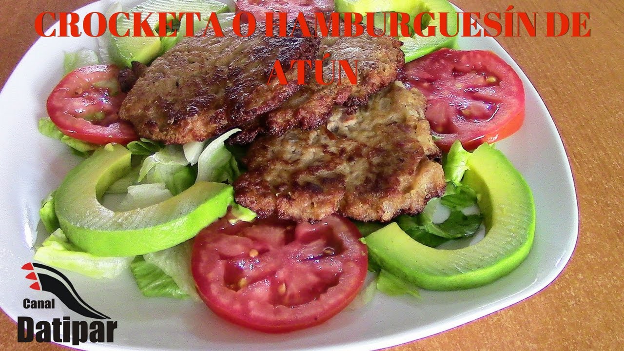 CROCKETA O HAMBURGUES&Iacute;N DE AT&Uacute;N
