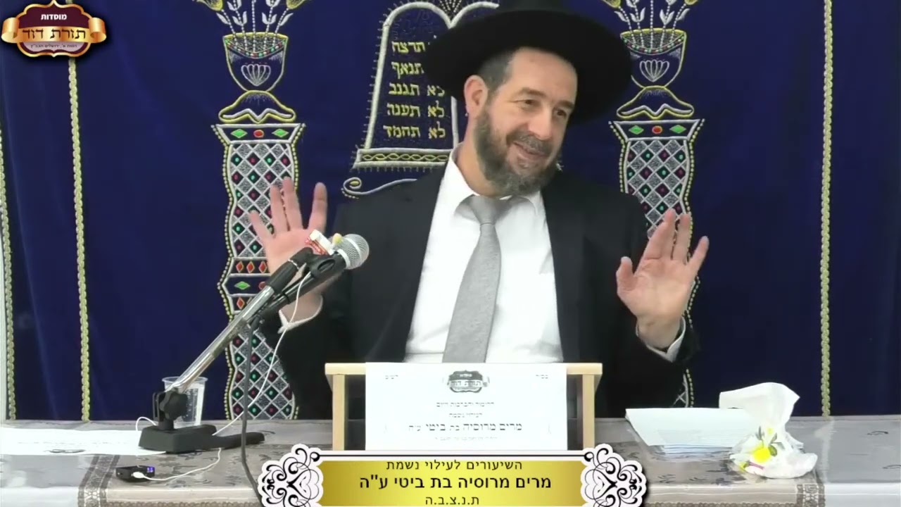 שיעור 79- הלכות מלך המשיח רמבם הלכות מלכים פרק יא עצות לשלום בית הרב אברהם מלמד ב ניסן תשפה תורת דוד