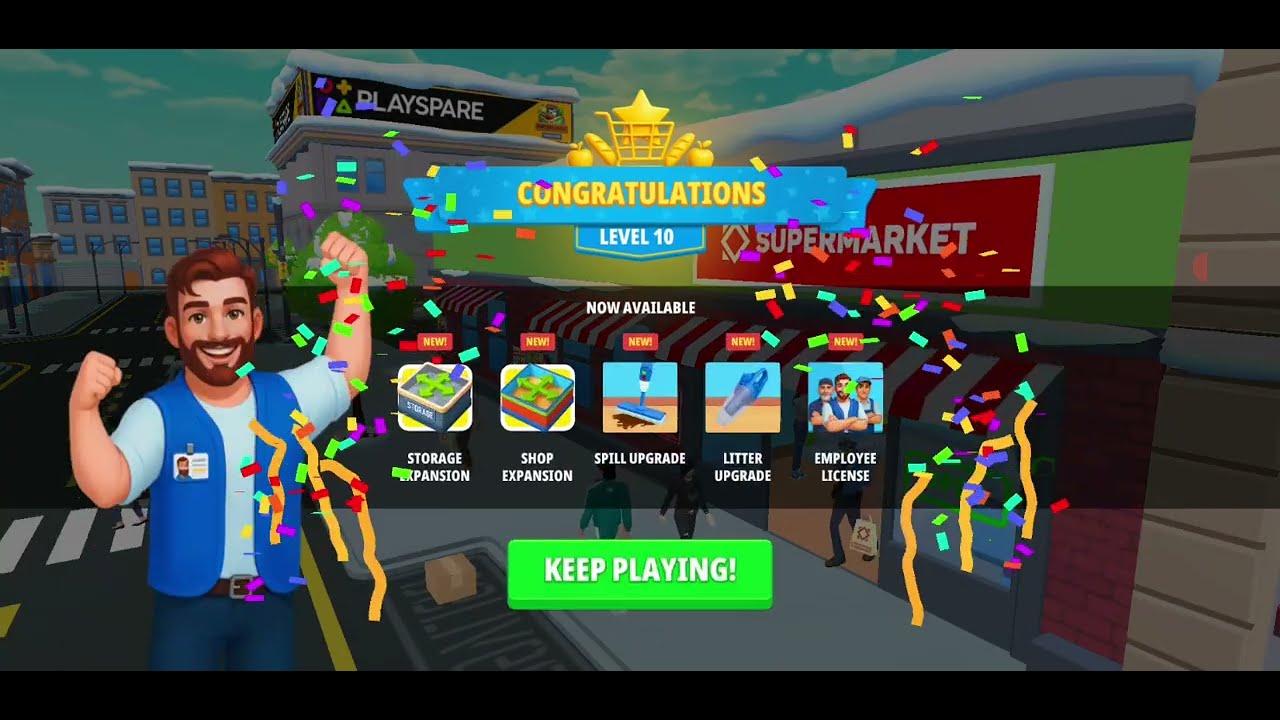 Playing Supermarket simulator didn't go as plan. 