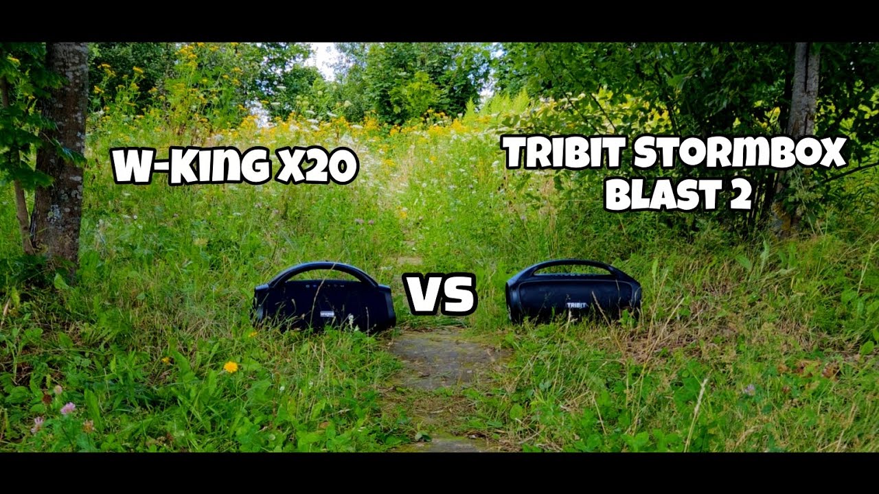 Тест на улице W-King X20 vs Tribit StormBox Blast 2