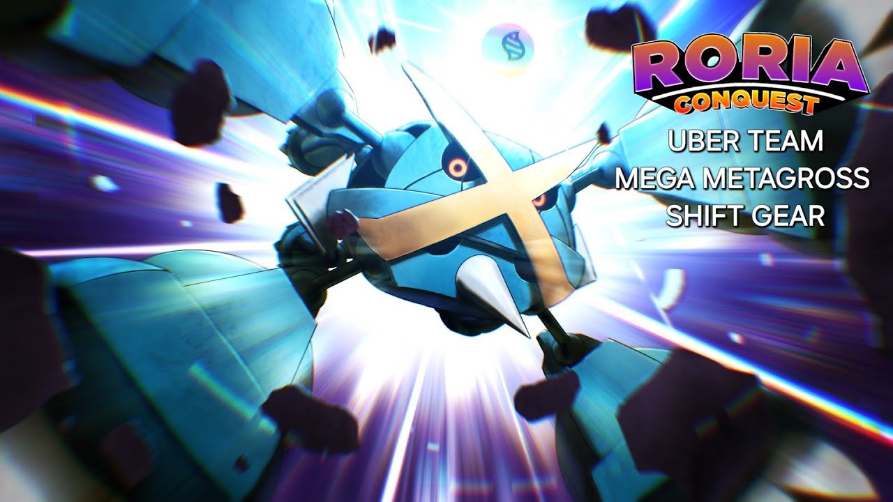 SHIFT GEAR MEGA METAGROSS IS TOO STRONG ON THIS UBERS TEAM | Roria Conquest PVP 
