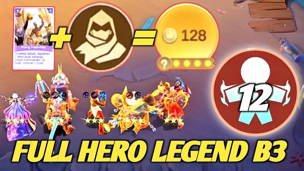 GILAKK!! TERNYATA SEMUDAH INI BIKIN HERO LEGEND B3 PAKE COMMANDER HARLEY