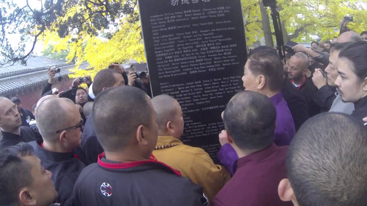 Wing Chun Returns to the Shaolin Temple - Day One - Unveiling the Monument