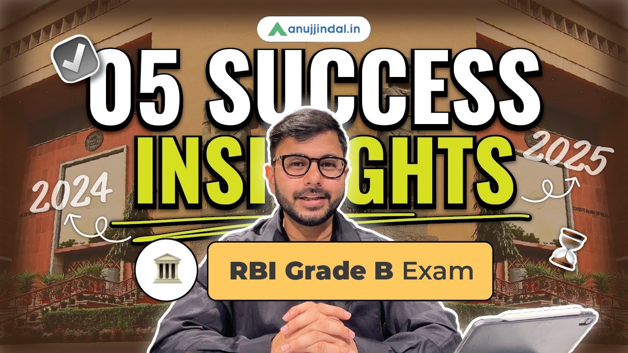 RBI Grade B 2025 Preparation | Learnings from Previous RBI Mains Exams | RBI Grade B Classes 2025