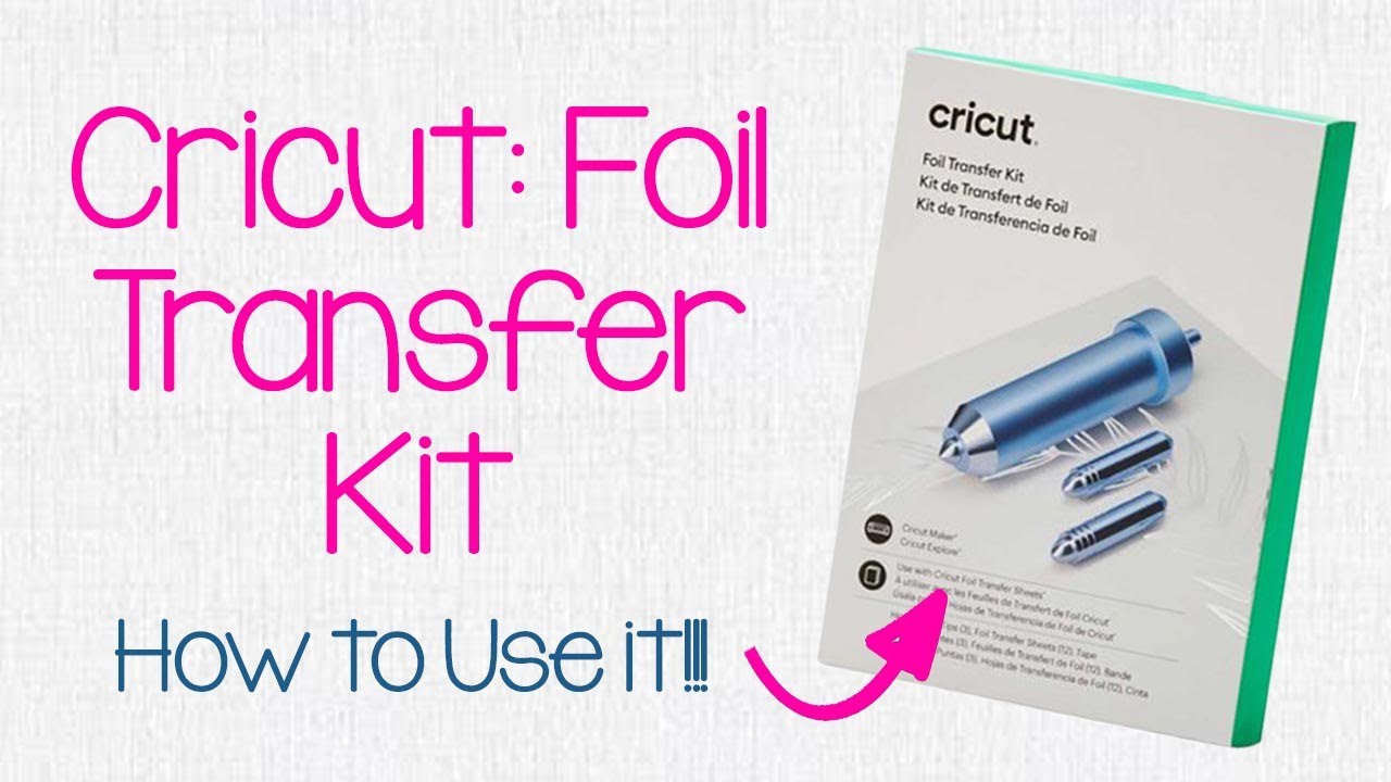 Учебное пособие Cricut: как правильно использовать набор для переноса фольги от Cricut!