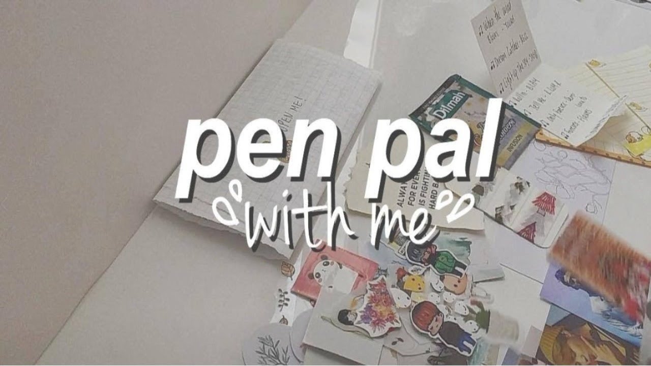how i make my pen pal letters !!
