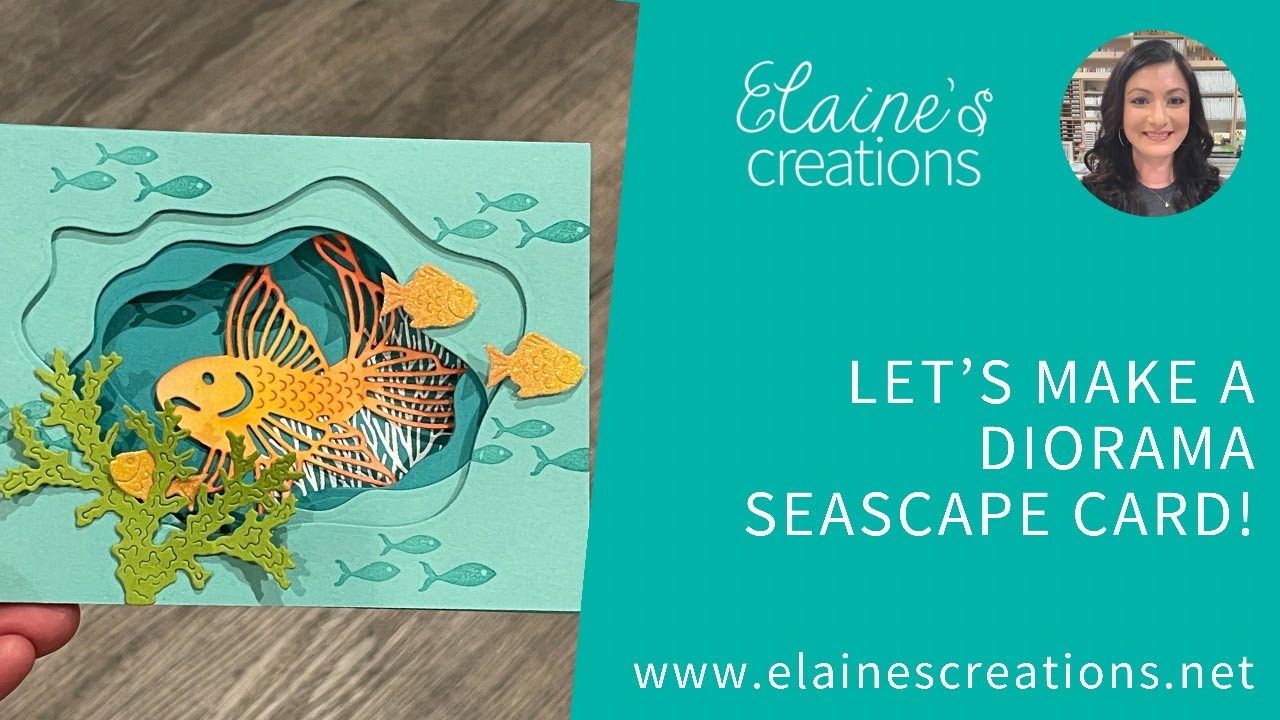 How to Make a Diorama Seascape Card! Sweet Stampin'  Stampin' Up!