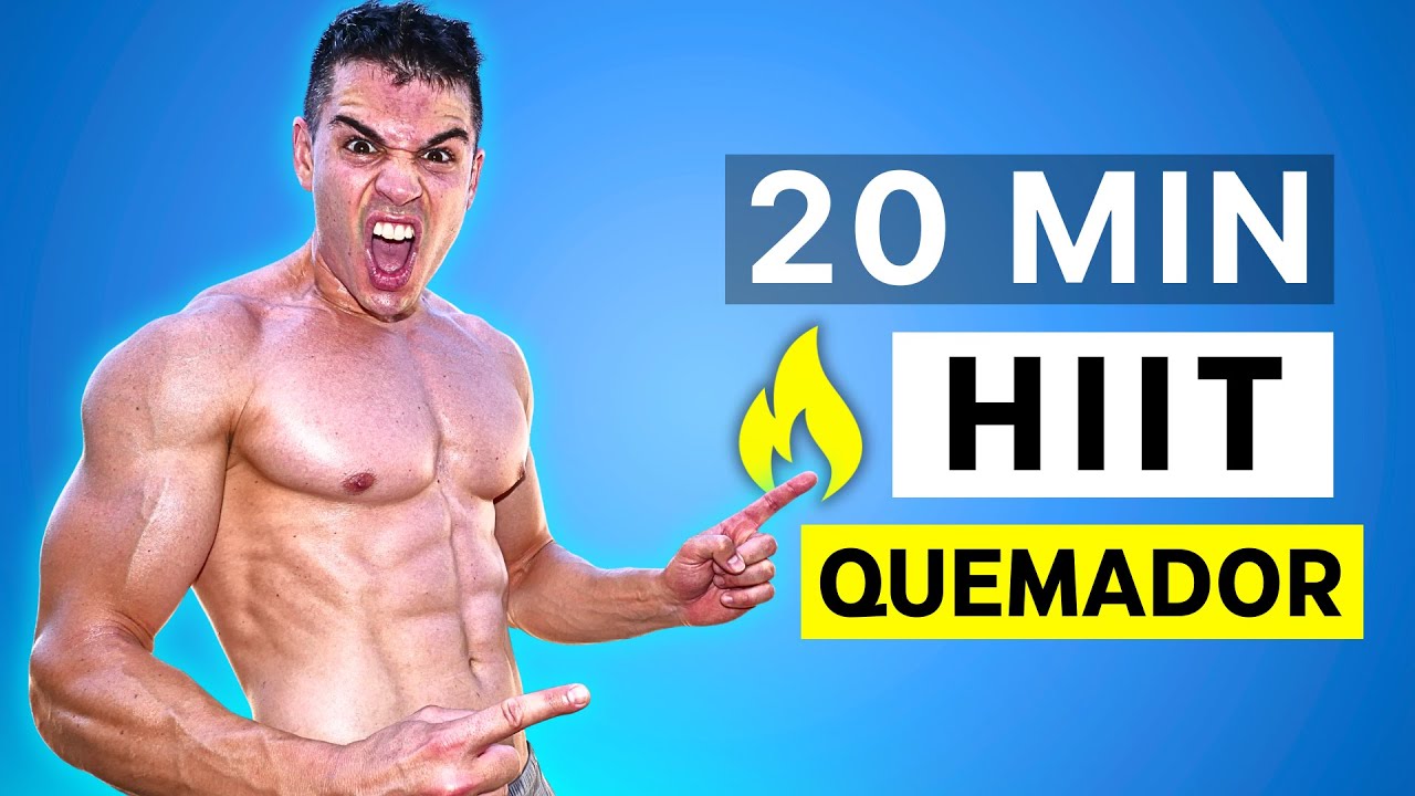 HIIT QUEMA GRASA 20 MINUTOS 🔥 Cardio Intenso para Perder Peso (Rutina en Casa)