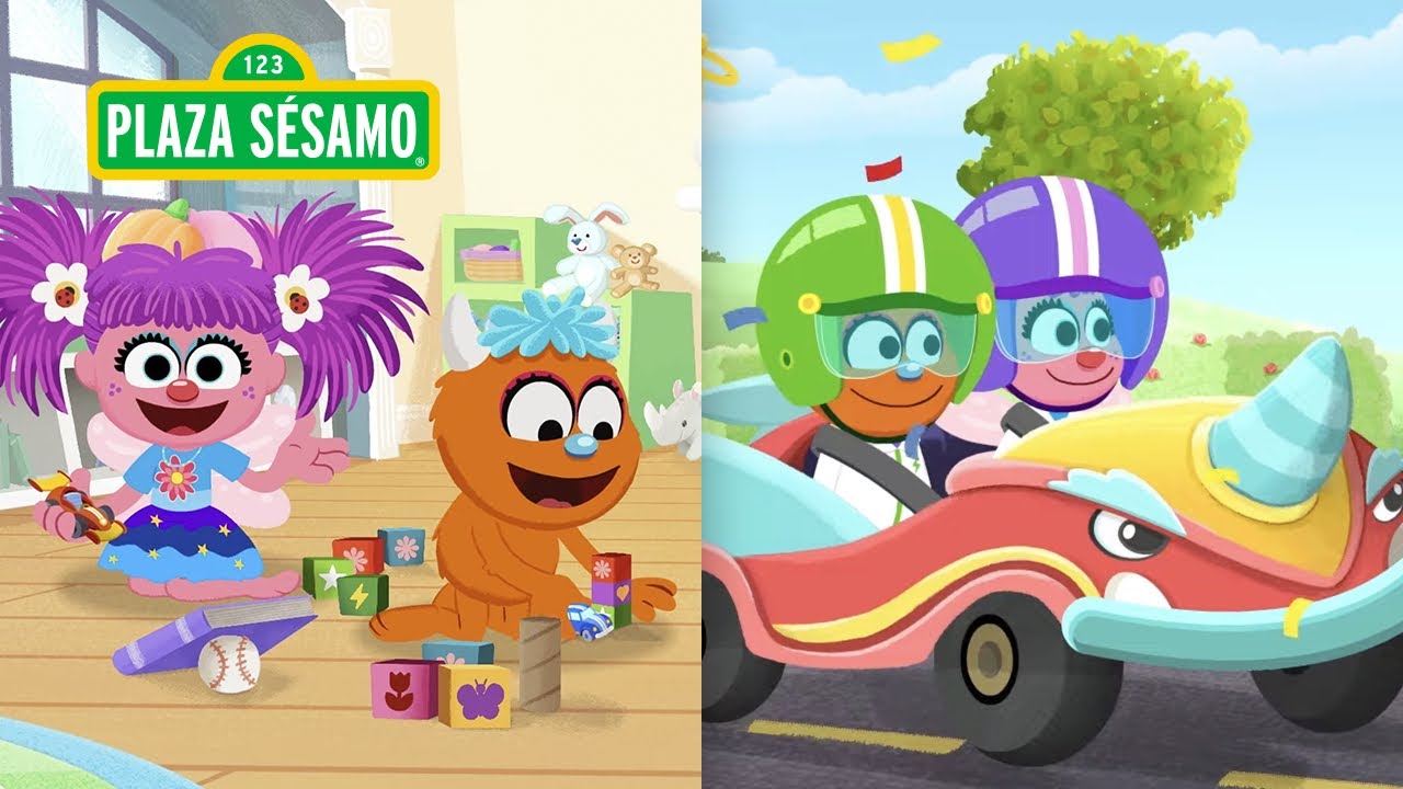 Plaza S&eacute;samo: &iquest;Qui&eacute;n ganar&aacute; la carrera de autos de Abby y Ruddy? | Videos de coches para ni&ntilde;os