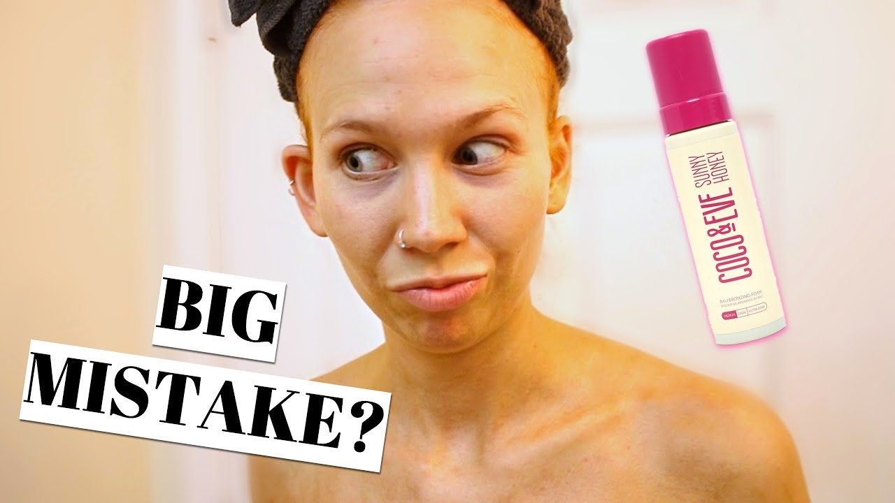 The DARKEST Tanner I've Ever Used... COCO&EVE SUNNY HONEY ULTRA DARK MOUSSE (FAIR SKIN)