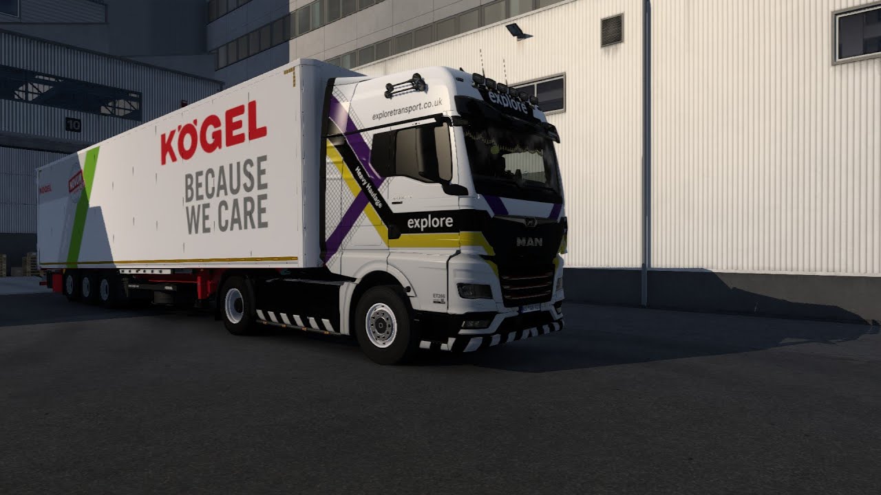 ETS2 1.55 Realistic Driving MAN TGX 2017