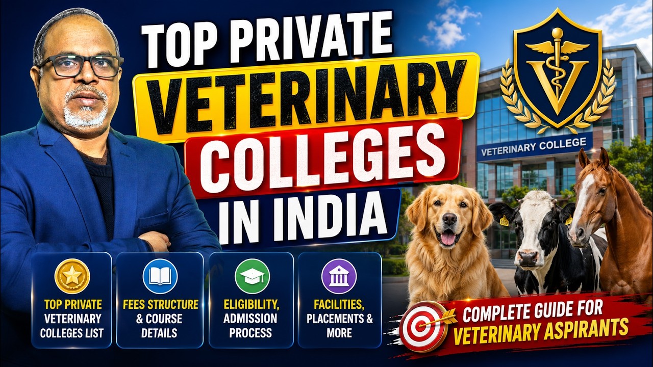 Top Private Veterinary Colleges in India - Fees, Seats & Admission Open 2026