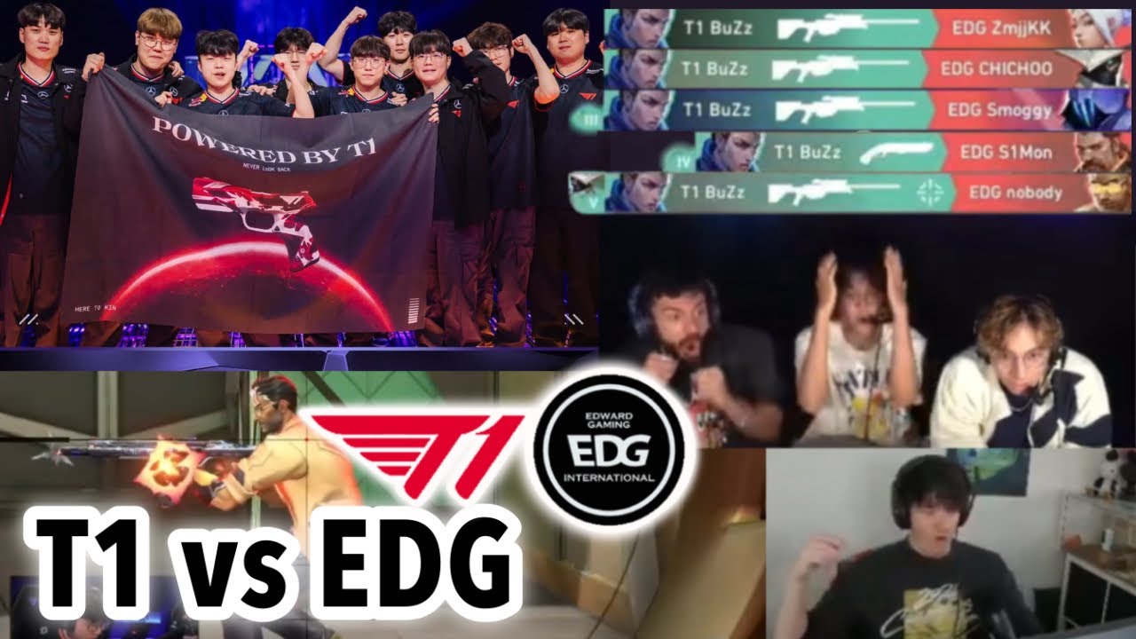 T1 (T1 vs EDG 반응 모음)