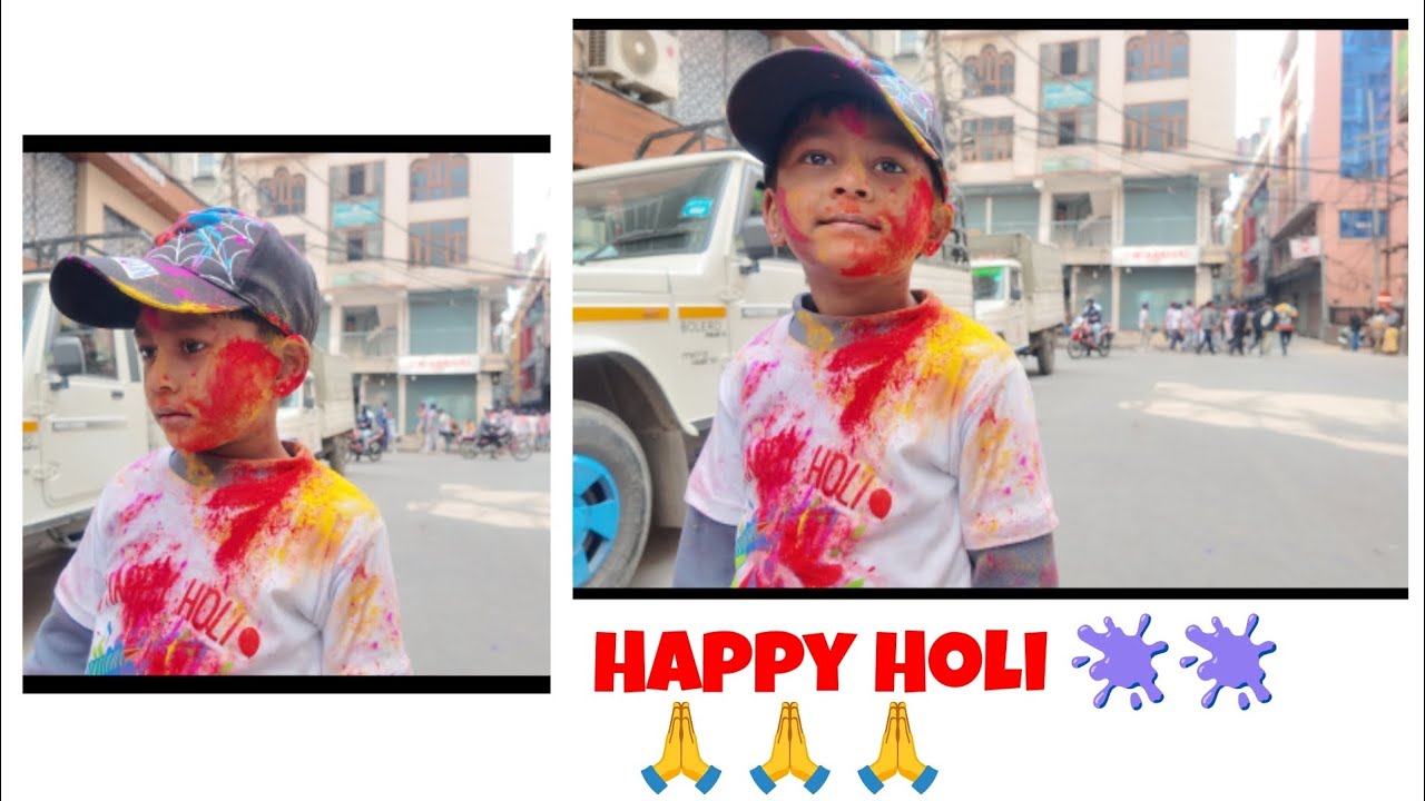 २०८२ को होलीको शुभकामना  बसन्तपुर को रमाइलो जनताको भीड होली को खुशी #kathmandu #basantapur #chitwan 