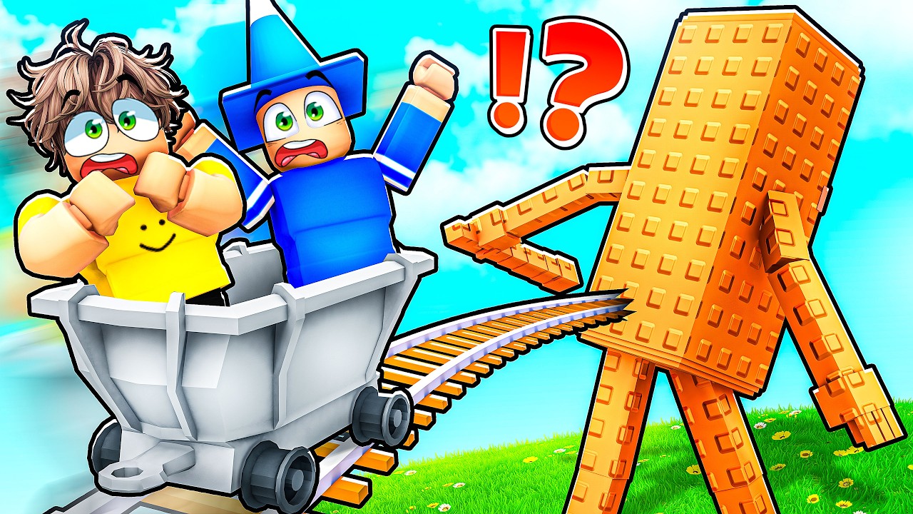 Cart Riding into BRAINROTS in Roblox!