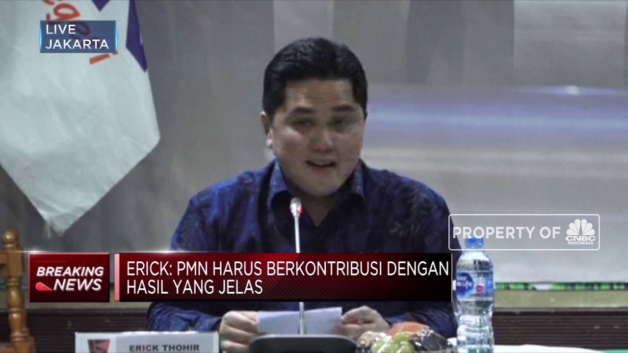 Erick Thohir: Bisnis BUMN Jangan Cuma Jadi 