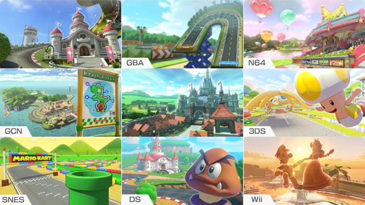 Mario Kart 8 Deluxe // All 9 Circuit Courses