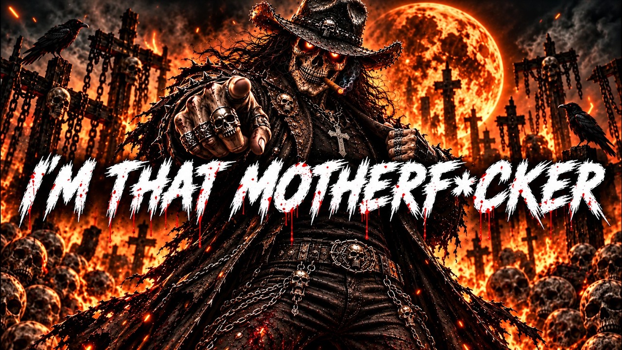 ☠️I&rsquo;M THAT MOTHERF*CKER!😈 Dark Outlaw Country Rap ||⚠️Explicit lyric