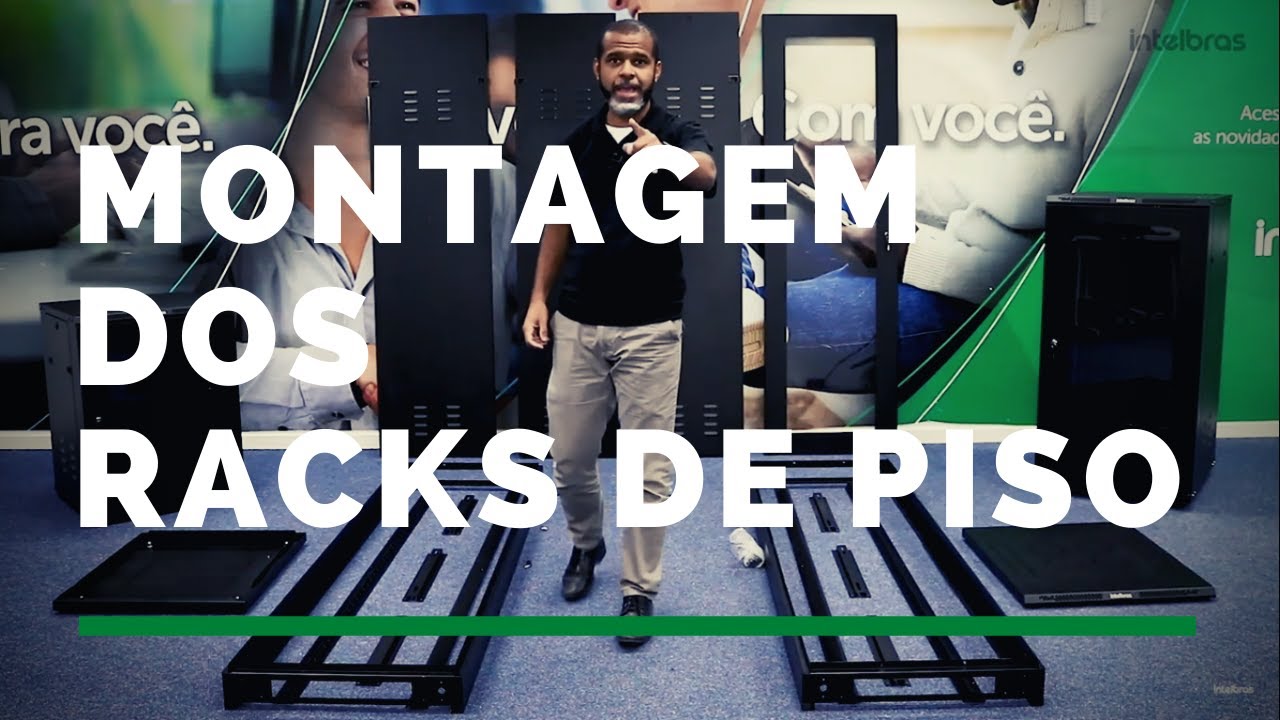 MONTAGEM DOS RACKS DE PISO INTELBRAS  -  #EsquadrãoDeRedes