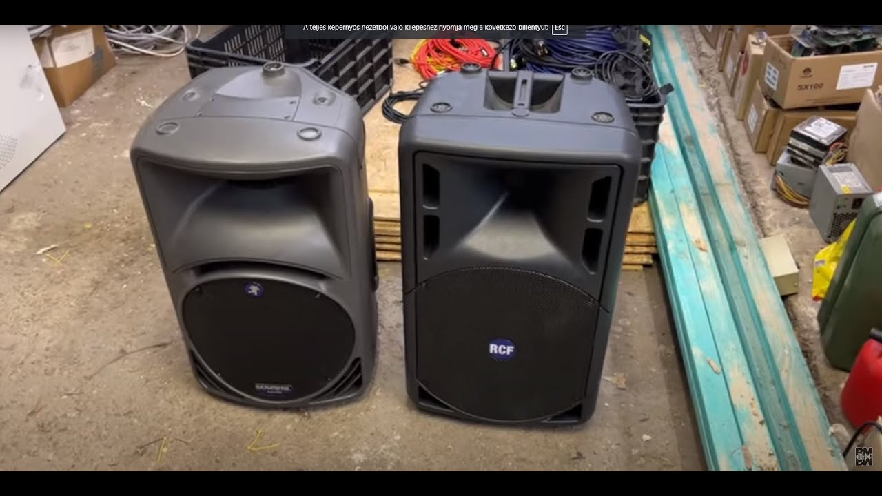 Mackie SRM-450 Vs. RCF 312A MK2