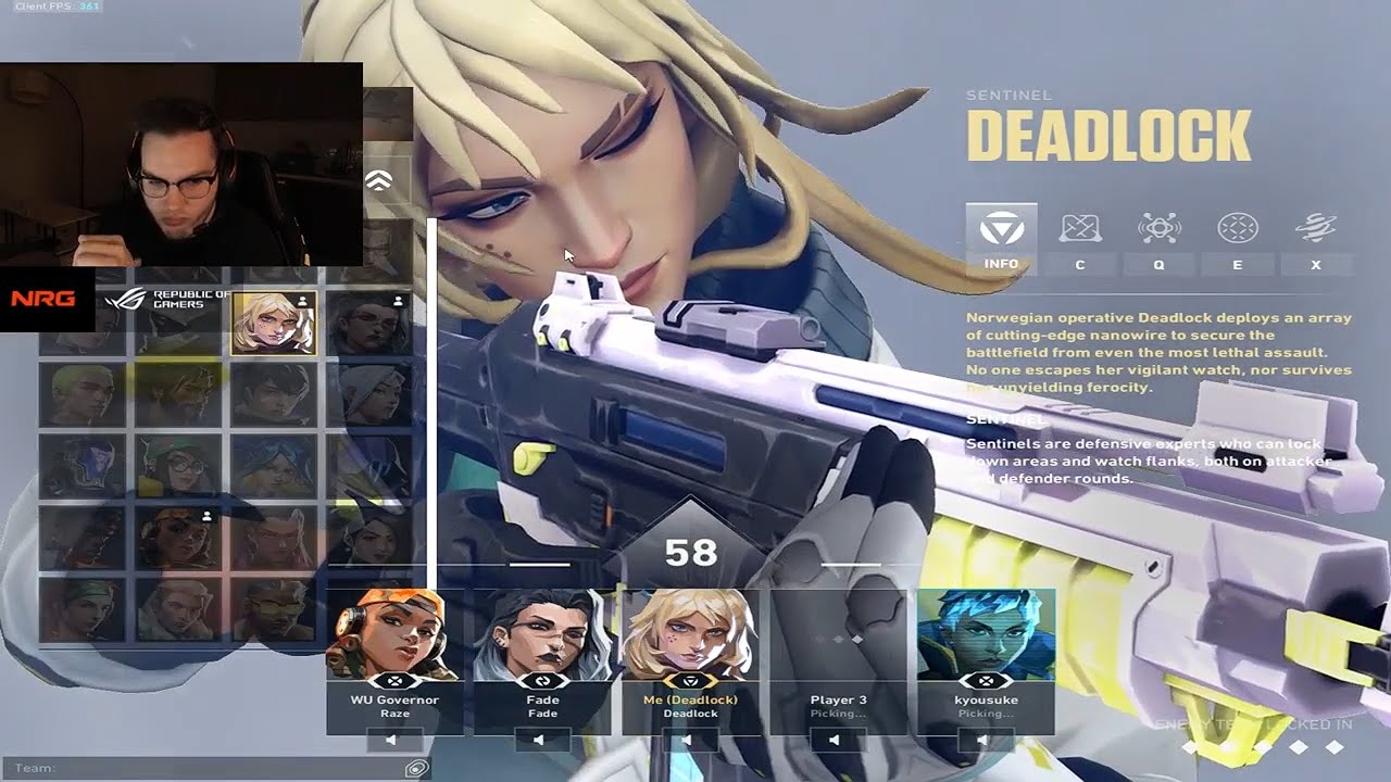MVP! NRG BRAWK DEADLOCK VALORANT GAMEPLAY