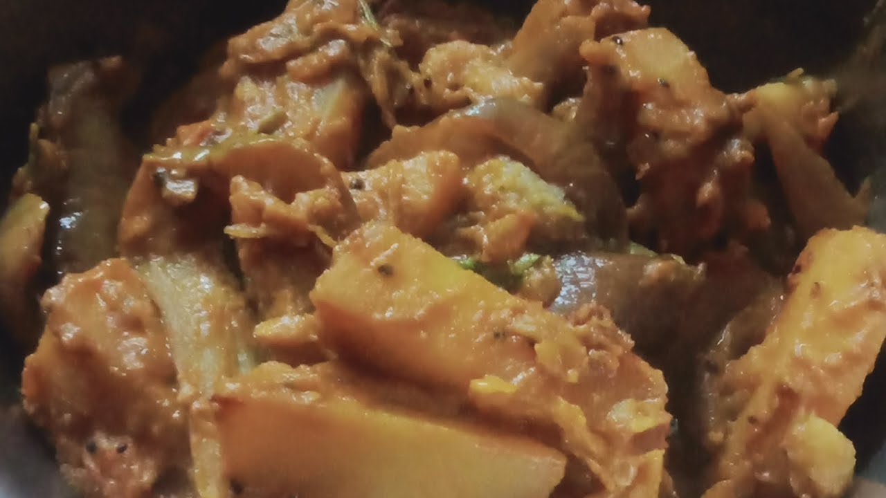 Potato brinjal thokku 