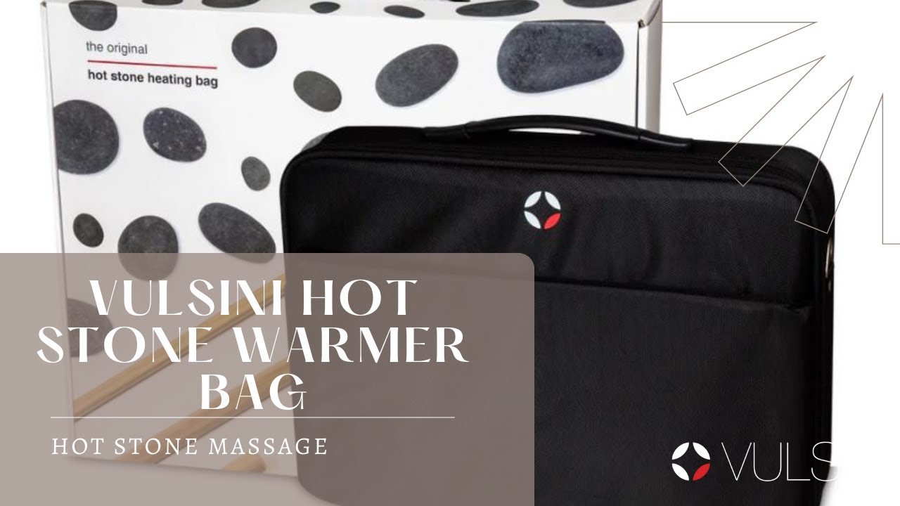 VULSINI - The First Hot Stone Massage Heating Bag to Dry heat basalt stones for massage