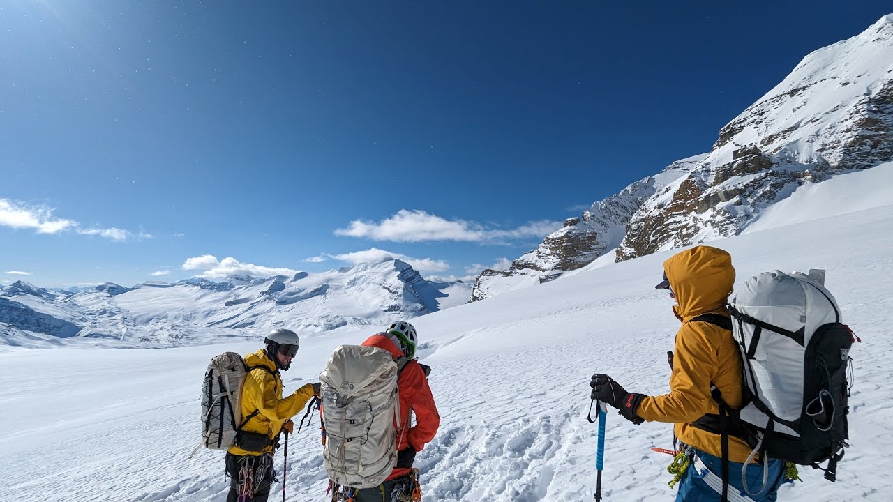 'Skiing' the Wapta Traverse