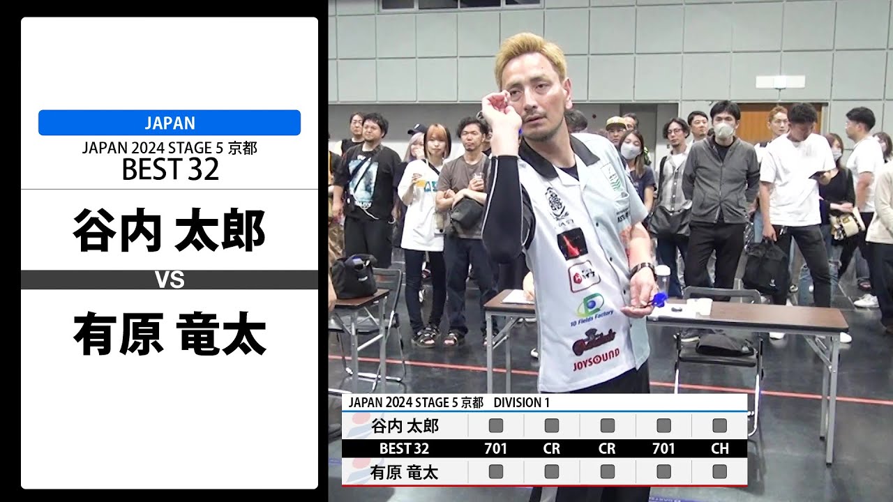 【谷内 太郎 VS 有原 竜太】JAPAN 2024 STAGE5 京都 BEST32