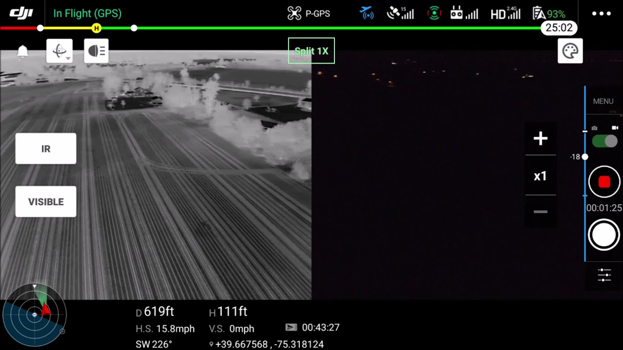 MAVIC 2 ENTERPRISE ADVANCED 10PM FLIGHT