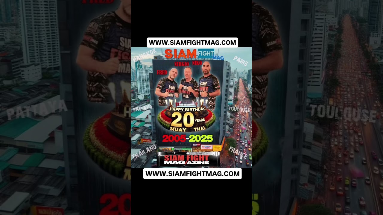 Le site web SIAMFIGHTMAG fête ses 20ans The SIAMFIGHTMAG website is celebrating its 20th anniversary