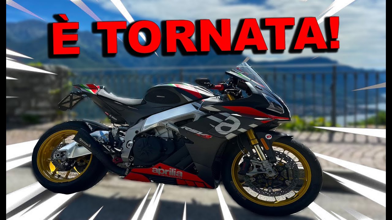 L'APRILIA È TORNATA SU STRADA!