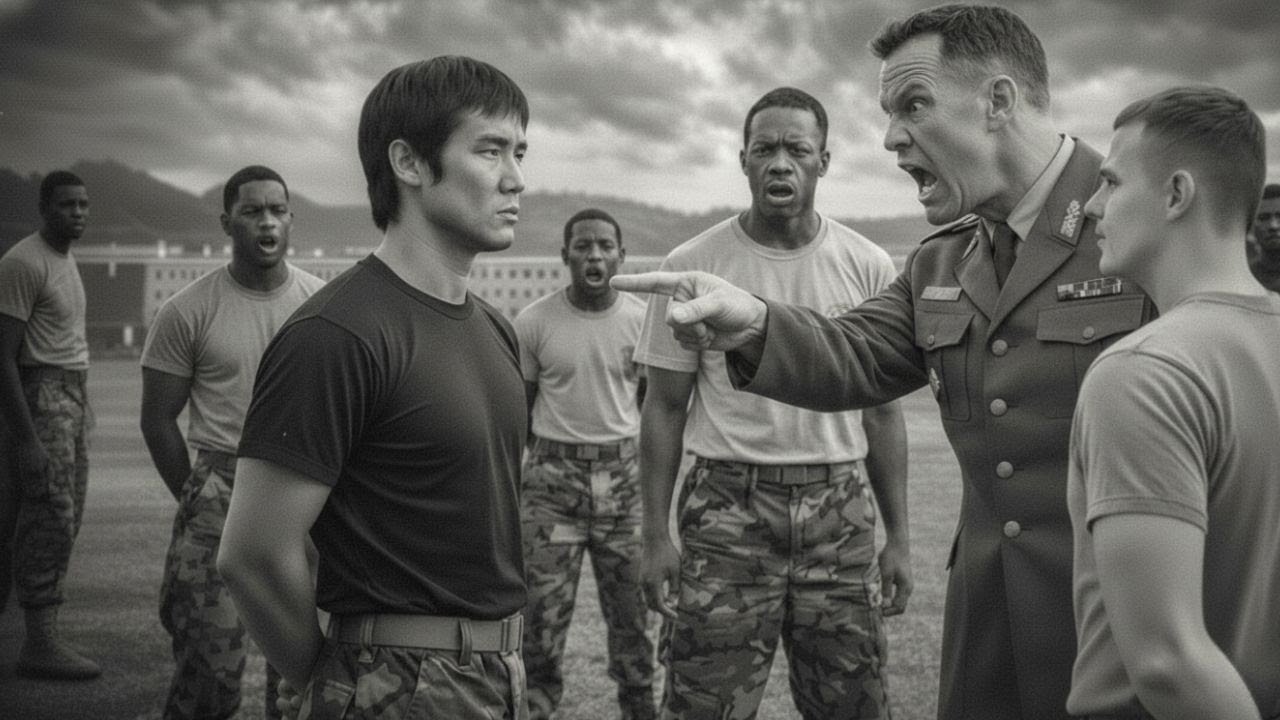 He Didn't Know It Was Bruce Lee — A 240lb Commander Chose the Smallest Man on the Field