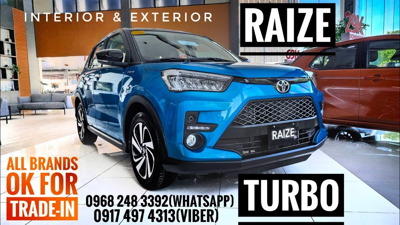 Toyota Raize Turbo 2025 Raize G Raize E Interior Exterior