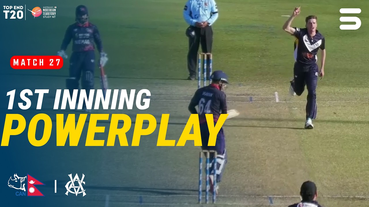 1st Innings Powerplay | Nepal vs Victoria | Match 27 | Top End T20 2026 | ZP1J