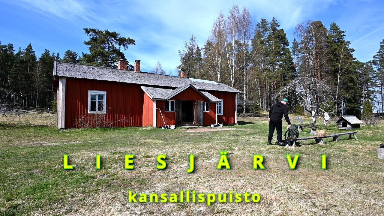 Liesjärven kansallispuisto. Kesä saa tulla.